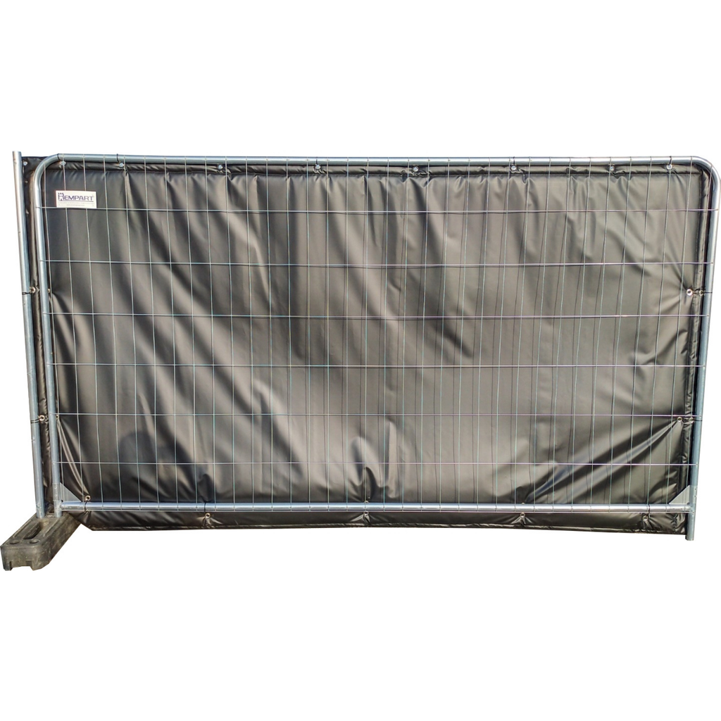Bâche acoustique noire pour clôture 3,5 x 2 m