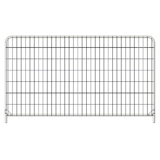 [02-CG-3] Clôture Grillagée Renforcée Arrondie haute qualité Rempart ® 3,5x2m - Garantie 1 an