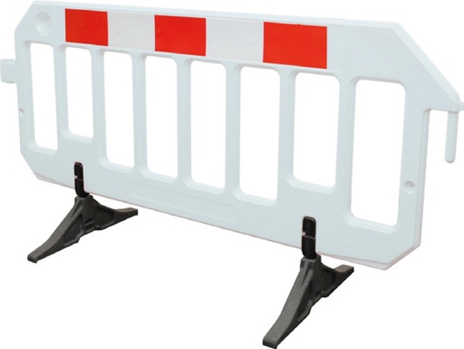 [02-BEP-2] Barrière de police PEHD avec pieds