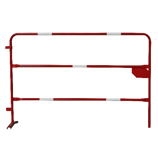 [02-BTP-1] Barrière TP rouge Ø 25 mm