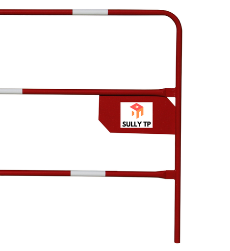 Sticker pour personnalisation barrière TP - posé par nos soins