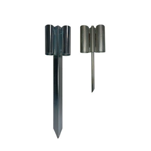 Piquet double fourreau