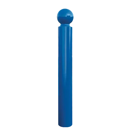 Potelet boule standard Ø76 Lg 1200 mm laqué