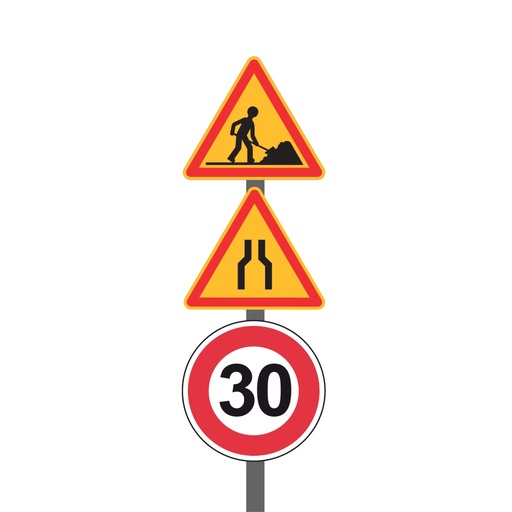 [01-FSP-1] Totem de signalisation temporaire
