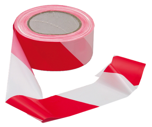 [01-RUB-1] Ruban de balisage rouge et blanc