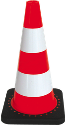 Cône de signalisation avec base lestée