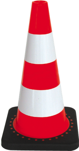 Cône de signalisation avec base lestée