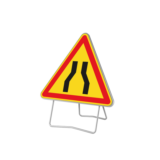 Panneau temporaire Chaussée rétrécie - AK3