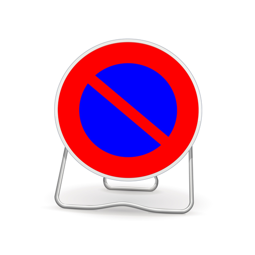 Panneau temporaire Stationnement interdit - BK6A1