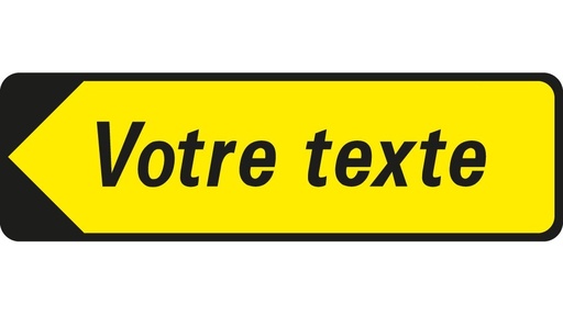 Panneau temporaire déviation personnalisable - KD21