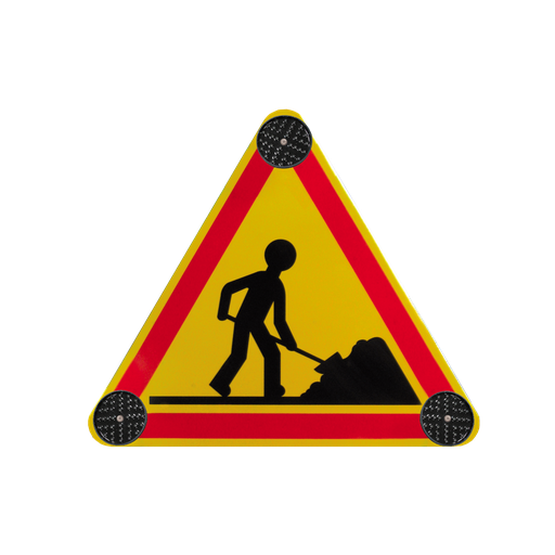 Triangle de chantier lumineux