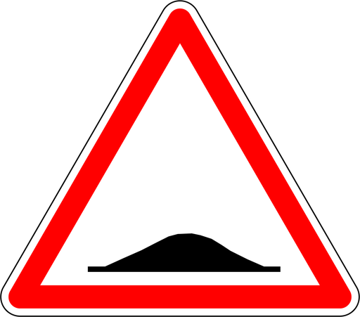 Panneau permanent Dos d'âne - A2B