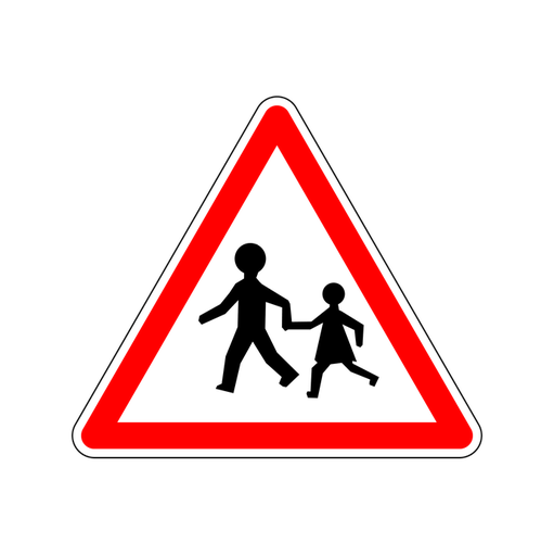 Panneau permanent Endroit fréquenté par des enfants - A13A