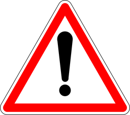Panneau permanent Danger - A14