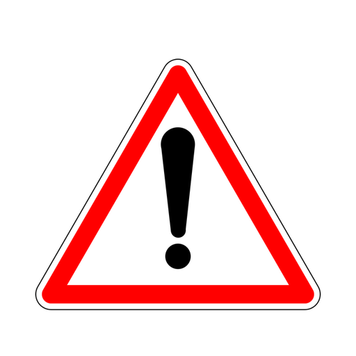 Panneau permanent Danger - A14