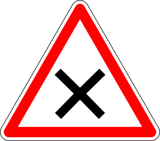Panneau permanent Cédez le passage à l'intersection - AB1