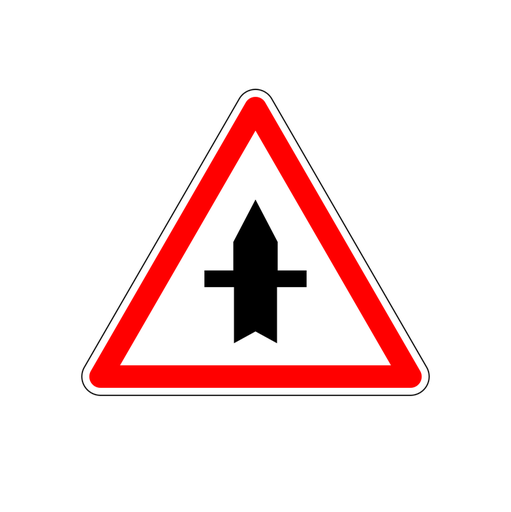 Panneau permanent Priorité à l'intersection - AB2