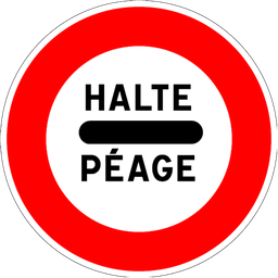 Panneau permanent Péage - B5C
