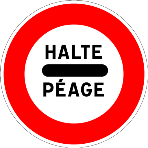 Panneau permanent Péage - B5C