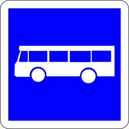 Panneau permanent Arrêt d'autobus - C6