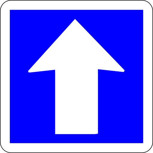 Panneau permanent Circulation à sens unique - C12