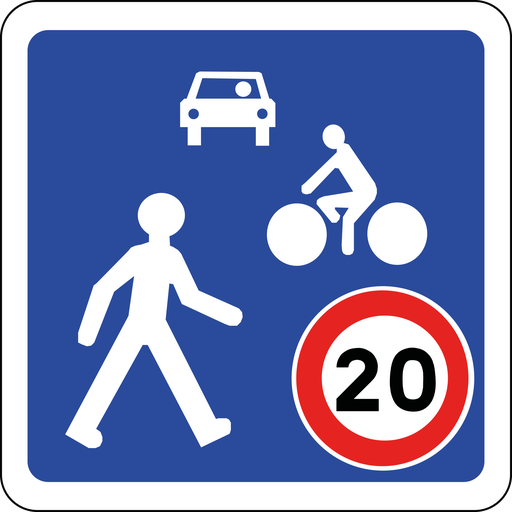 Panneau permanent Zone de rencontre - B52