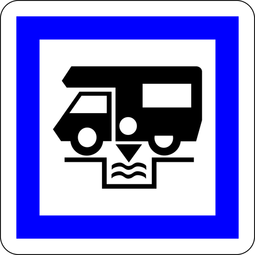 Panneau permanent Station de vidange - CE24