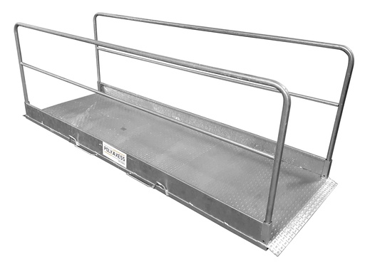 [01-PAM-4#FDS] Passerelle piétons avec barrières amovibles FDS