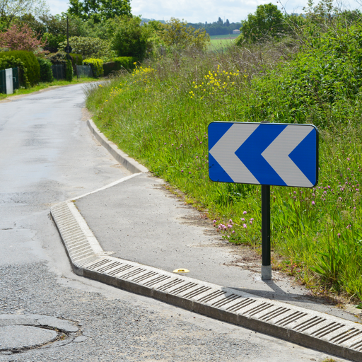 Balise de virage 4 chevrons - J4