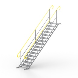 [16-ESCAPASS-07-15] Escalier-passerelle Polyaxess® 15 marches
