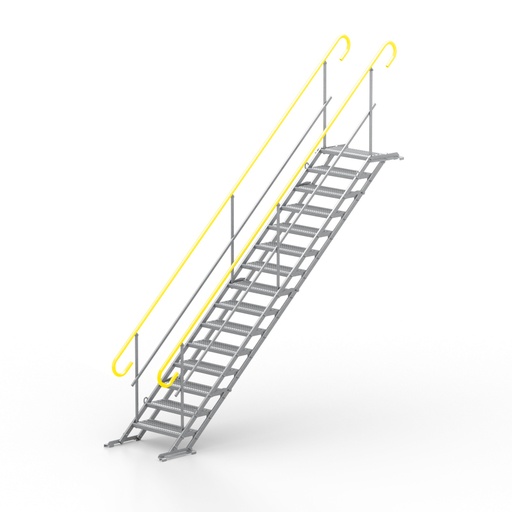 [16-ESCAPASS-07-15] Escalier-passerelle Polyaxess® 15 marches