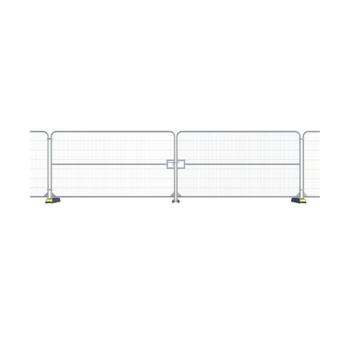 [02-PGR-3] Portail de chantier grillagé battant Dim 7 m x Ht. 2 m