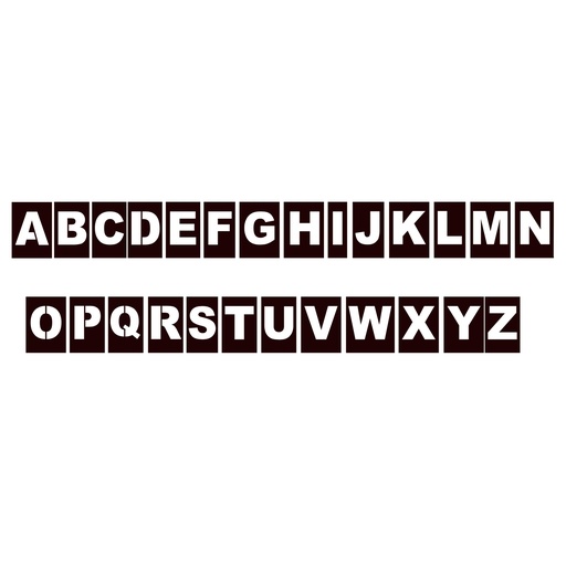 [05-LCM-1] Pochoir lettre Alu dibond