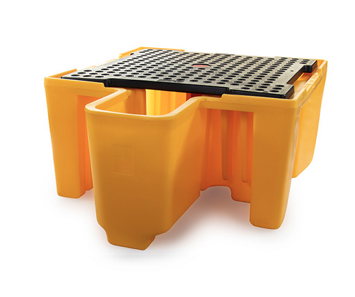 [17-BR-IBC-1100] Bac de rétention 1120 L avec caillebotis