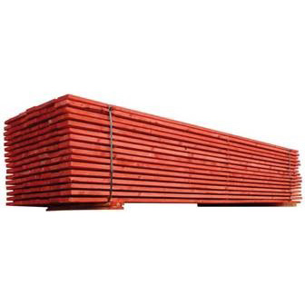 Planche rouge de protection anti-chute