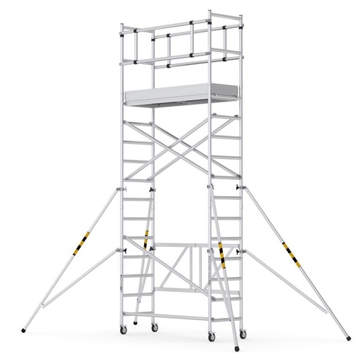 Échafaudage pliant aluminium "Polytube P"