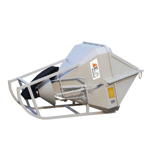 Benne à béton couchée à œillets FDS
