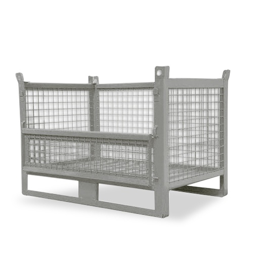 Panier de stockage grillagé avec porte battante 1000 kg