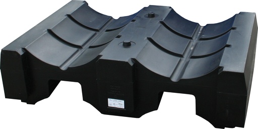 [17-SDF-02] Support 2 fûts pour bac de rétention horizontal 450 L