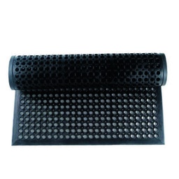[01-CBB-12] Caillebotis caoutchouc en plaque biseauté Dim. 0.9 x 1.5 m Ep 12mm