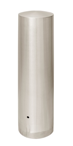Borne anti bélier Inox brossé - tête bombée