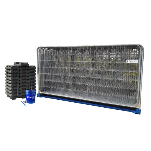 Starter pack REMPART® - Clôtures grillagées renforcées arrondies (02-CG-3)