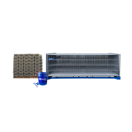 Starter Pack REMPART® - Clôtures grillagées 4 tubes H1.2 m (02-BGR-03)