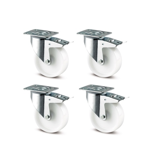 [17-RPS-01] Kit 4 roulettes pour panier de stockage