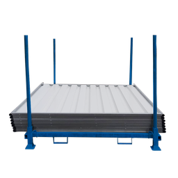 Rack de rangement horizontal pour clôtures bardées