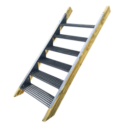 [16-MEC-01] Marche d'escalier caillebotis à visser