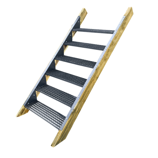[16-MEC-01] Marche d'escalier caillebotis à visser
