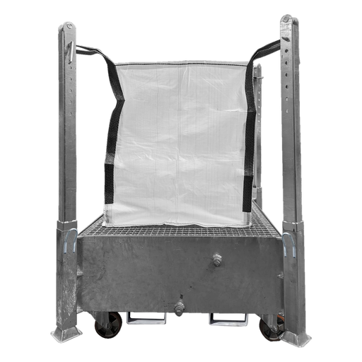 [17-RBB-02] Bac de rétention support Big-bag avec caillebotis