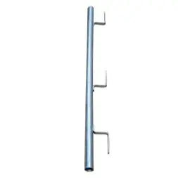 [16-PPI-40G] Poteau garde-corps à planche - Ø40 mm - finition galvanisé