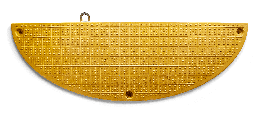 [01-PFV-2] Elément d'extrémité pour plaque de passage véhicules lourds [1500 x 500 mm]